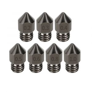 Tête d'impression d'extrudeuse de buse en acier trempé pour imprimante 3D MK8, 1.75mm, pour Anet A8