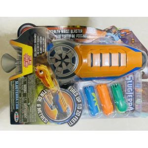 Jouet de jeu de rôle exclusif Slugterra Eli's Blaster de 22 cm, comprend 3 munitions de limaces,