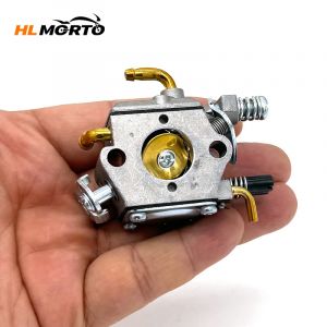 Carburateur avec carburateur coudé en cuivre pour tronçonneuse à essence chinoise 45cc 52cc 58cc