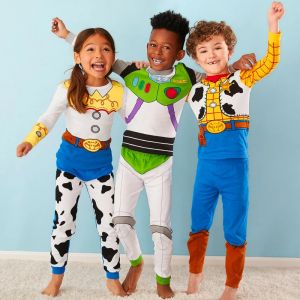 Printemps automne vêtements pour enfants Toy Story Buzz l'éclair woody ensembles vêtements de nuit
