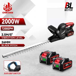 ONEVAN 2000W tondeuse électrique sans brosse tondeuse sans fil taille scie tondeuse à gazon outils