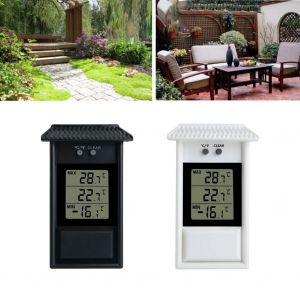 Thermom&egrave;tre num&eacute;rique LCD &eacute;tanche pour int&eacute;rieur/ext&eacute;rieur, pour jardin, GreenHouse, mesure de la