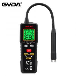 GVDA testeur de liquide de frein numérique automatique testeur d'huile liquide de frein outil de
