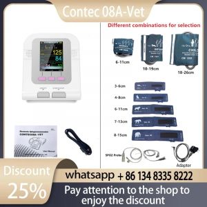 CONTEC08A v&eacute;t&eacute;rinaire utilisation sphygmomanom&egrave;tre &eacute;lectronique num&eacute;rique pression art&eacute;rielle