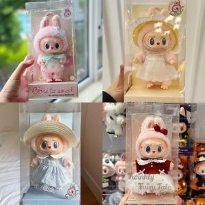 Jouet pendentif en vinyle série Mokoko, chérie Labubu, fleur de printemps, monstres, ornement au