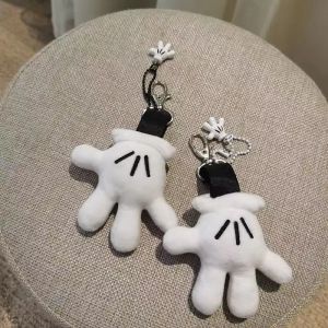 Nouveau dessin animé Disney mignon Mickey petite main en peluche pendentif créatif kawaii fleur