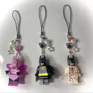 Dessin animé 3D fée chauve-souris Figure personnage pendentif téléphone porte-clés personnalisé sac