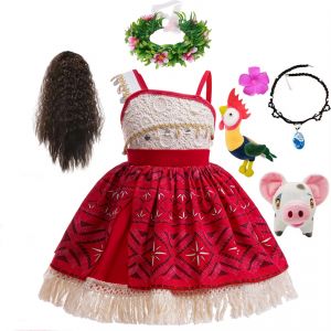 Robes d'aventure océan pour filles, Costumes de Cosplay de princesse pour enfants, robes de