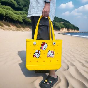 3 pièces HelloKitty grandes breloques Bogg sac accessoires sac à main breloques à boucle décorative