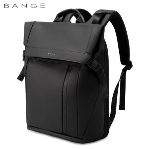 BANGE Sac à dos d'affaires pour ordinateur portable de 15,6 pouces Sac de voyage étanche