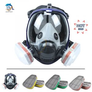 15/17 en 1 masque à gaz chimique 6800 respirateur de poussière peinture insecticide spray silicone