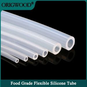 Tube en Silicone Flexible de 1m, tuyau en caoutchouc de Silicone Transparent, Dimaeter 1 2 4 5 6 7 8