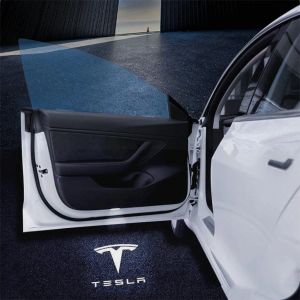 2/4PSC Tesla lumi&egrave;re de bienvenue pour Tesla mod&egrave;le Y 3 S X porte de voiture projecteur LED lumi&egrave;res