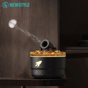 Diffuseur d'aromathérapie à canon, humidificateur d'air en Spray de méduse, veilleuse dégradée de 7