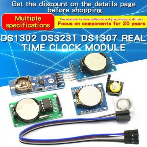 Module d'horloge en temps r&eacute;el DS1302 DS3231 DS1307, avec Module de synchronisation de batterie pour