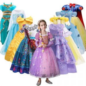Costume de princesse pour enfants, robe de soir&eacute;e pour enfants, Blanche-neige, Cendrillon, Raiponce,