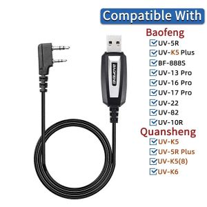 Walperforated Talkie-C&acirc;ble de programmation pour radio bidirectionnelle Baofeng, Quansheng, Retevis,