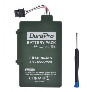 DuraPro 6000mAh Li-ion Bateria WUP-001 WUP-012 batterie pour Nintendo Wii U manette WUP-010 batterie