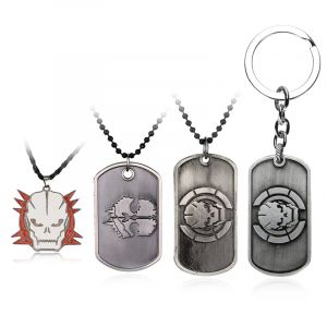Jeu chaud Call Of Duty militaire fantômes chien étiquette charme armée plaque signalétique pendentif
