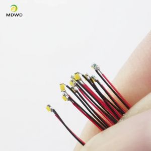 10 pièces/Lot0402 SMD modèle Train HO N OO échelle pré-soudée Micro Litz filaire LED fils 30 cm