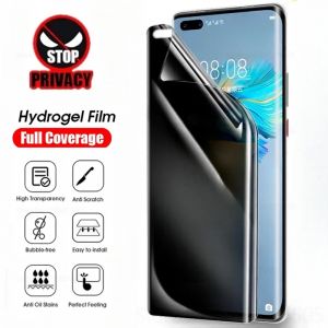 Film Hydrogel Anti-espion, 3 pièces, pour Huawei Pura 70 Mate 20 30 40 50 60 P30 P40 P50 P60 Pro