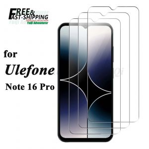 Protecteur d'écran pour Ulefone Note 16 Pro, verre trempé, haute teneur en aluminium, 9H HD, étui