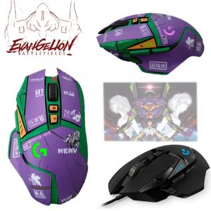 Autocollant antidérapant souris Evangelion pour souris Logitech G502 Anime sueur Anti-chute souris