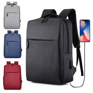 Sac à dos étanche pour ordinateur portable, sac d'affaires polyvalent, sac d'école aste par USB,
