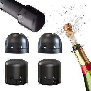 Bouchon de bouteille de vin rouge Champagne sous vide, bouchon de bouteille scell&eacute; en Silicone,