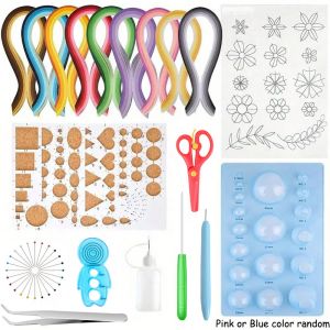 Kit d'outils de quilling en papier, artisanat d'art, scrapbooking, artisanat fait à la main, cadeau