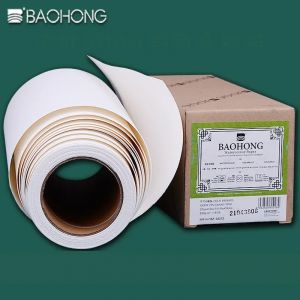 BAOHONG rouleau de papier aquarelle 300g blanc naturel 100% coton 10.6/14.6in * 394in (27/37cm *