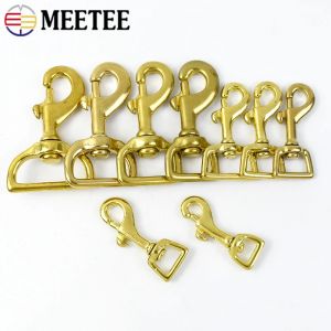 Mousqueton en laiton massif, mousqueton, pince &agrave; g&acirc;chette, sac &agrave; main pour laisse de chien,