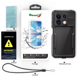 Coque &eacute;tanche IP68 pour POCO X6 Xiaomi Redmi Note 13 Pro 5G Body 360 &deg;   Protection anti-poussi&egrave;re