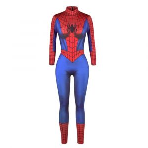 Super-héros Supergirl Sexy Spiderman Iron Man Cosplay Costume femmes combinaison Catsuit Halloween