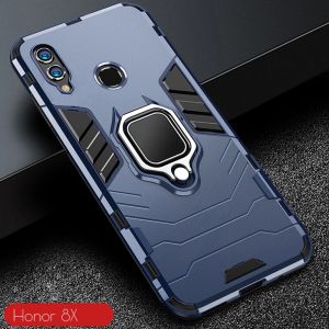 Pour Honor 8X 8 X étui armure PC couverture doigt anneau support coque de téléphone pour Huawei