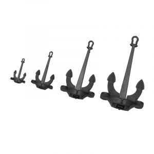 Mini ancre de salle mobile en plastique ABS pour bateau RC, 2 pi&egrave;ces, tige d'ancrage 17mm/26mm,