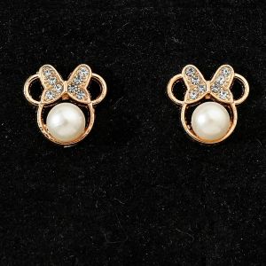 Boucles d'oreilles Mickey Mouse de dessin animé Disney, mignonnes boucles d'oreilles de Campus pour