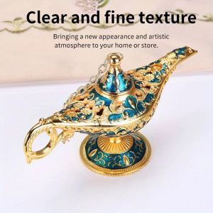 Aladdin Lampe Décoration Européenne Vintage Décoration De La Maison Russe Souhaitant Lampe En Métal