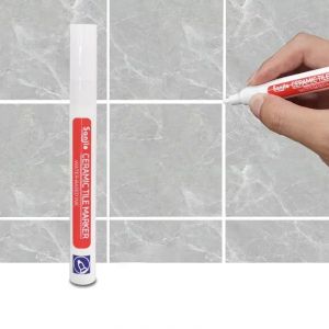 Marqueur &eacute;tanche blanc pour carrelage, stylo coulis, couture murale de cuisine, outils de r&eacute;paration
