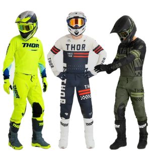 Flo jaune Thor Mx ensemble d'équipement MX Kit Dirt Bike Combos ensemble d'équipement de Motocross