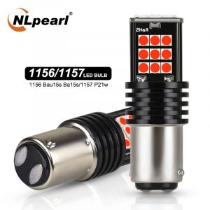 NLpearl 2 pièces Py21w Ba15s P21w Led 1156 Bau15s ampoule 3030SMD Canbus 1157 Led Bay15d P21/5w