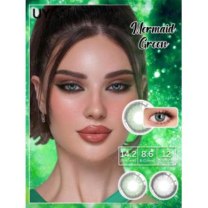 UYAAI lentilles de Contact de couleur avec dioptries lentilles de couleur lentilles cor&eacute;ennes