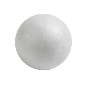 Boules de modélisation en mousse de polystyrène 6-12cm, boules artisanales blanches, accessoires