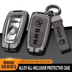 Coque de protection en métal pour clé de voiture, pour BMW série 1 2 3 4 5 6 7 X1 X3 X4 X5 X6 X7 F10