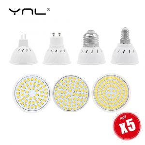 5 pcs/lot Lampada LED ampoule GU10 E27 E14 MR16 3 W 5 W 7 W 220 V 240 V Bombillas lampe &agrave; LED SMD