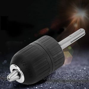 Convertisseur de mandrin de perceuse de tour sans clé en plastique de capacité de 2 à 13mm avec