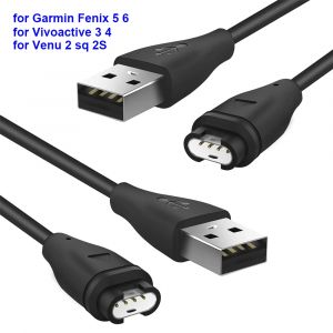 Câble de chargeur pour Garmin Fenix 5 5S 5X Plus/ 6 6S 6X Pro Sapphire/Vivoactive 3 4 4S/ Venu 2S 2