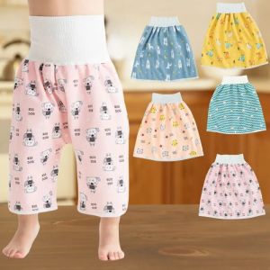 Couche-culotte imperm&eacute;able pour b&eacute;b&eacute;, jupe pantalon pour l'entra&icirc;nement au pot, couche-culotte