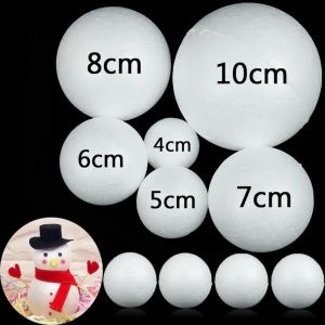 Boule en mousse de polystyrène, 1 pièce, 6cm/7cm/8cm/9cm/10cm/12cm, sphères artisanales, bricolage,