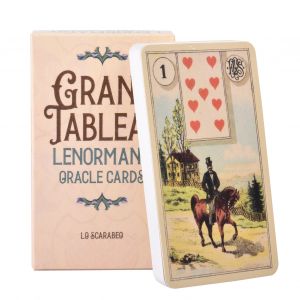 Nouveau 2022 36 Grand Tableau Lenormand 36 Cartes de Tarot polychromes et répliques d'instructions